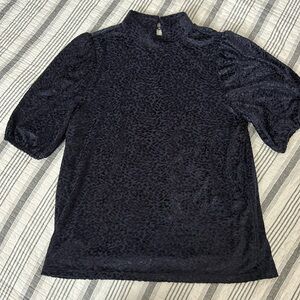 Ann Taylor factory crushed velvet top